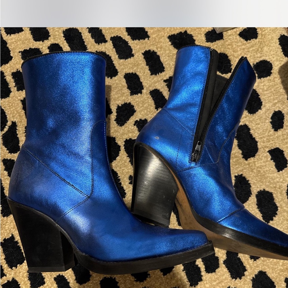 Cooperative Shania Metallic Western Boots
